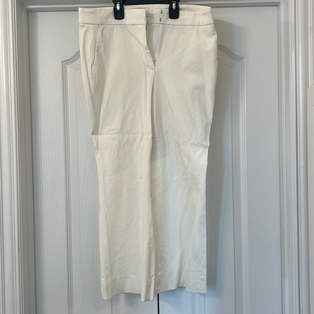 White J.Crew Hayden ankle pants
